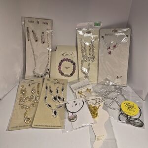 Chic Silver and Gold Necklace Set